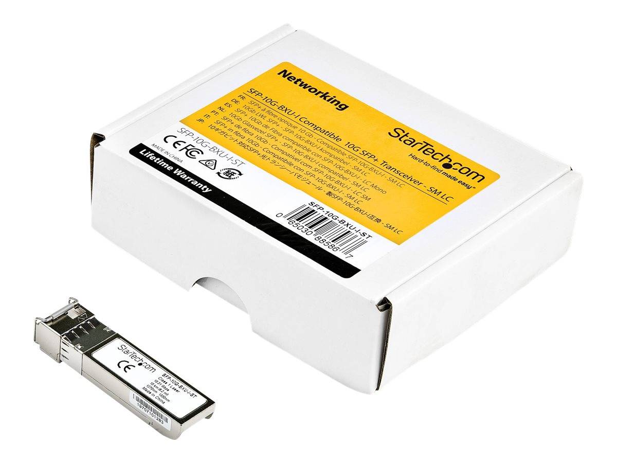 StarTech.com SFP-10G-BXU-I-ST Transceiver Modul (Cisco SFP-10G-BXU-I kompatibles SFP+ Modul, 10 Gbit/s, 10km, Single Mod