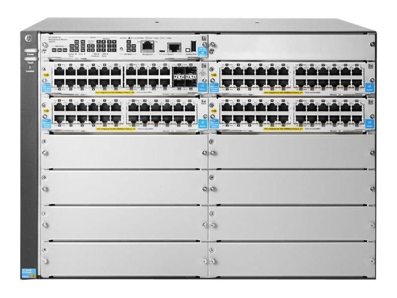 HPE Aruba 5412R-92G-PoE+/4SFP v2 zl2 - Switch - managed - 92 x 10/100/1000 (PoE+)
