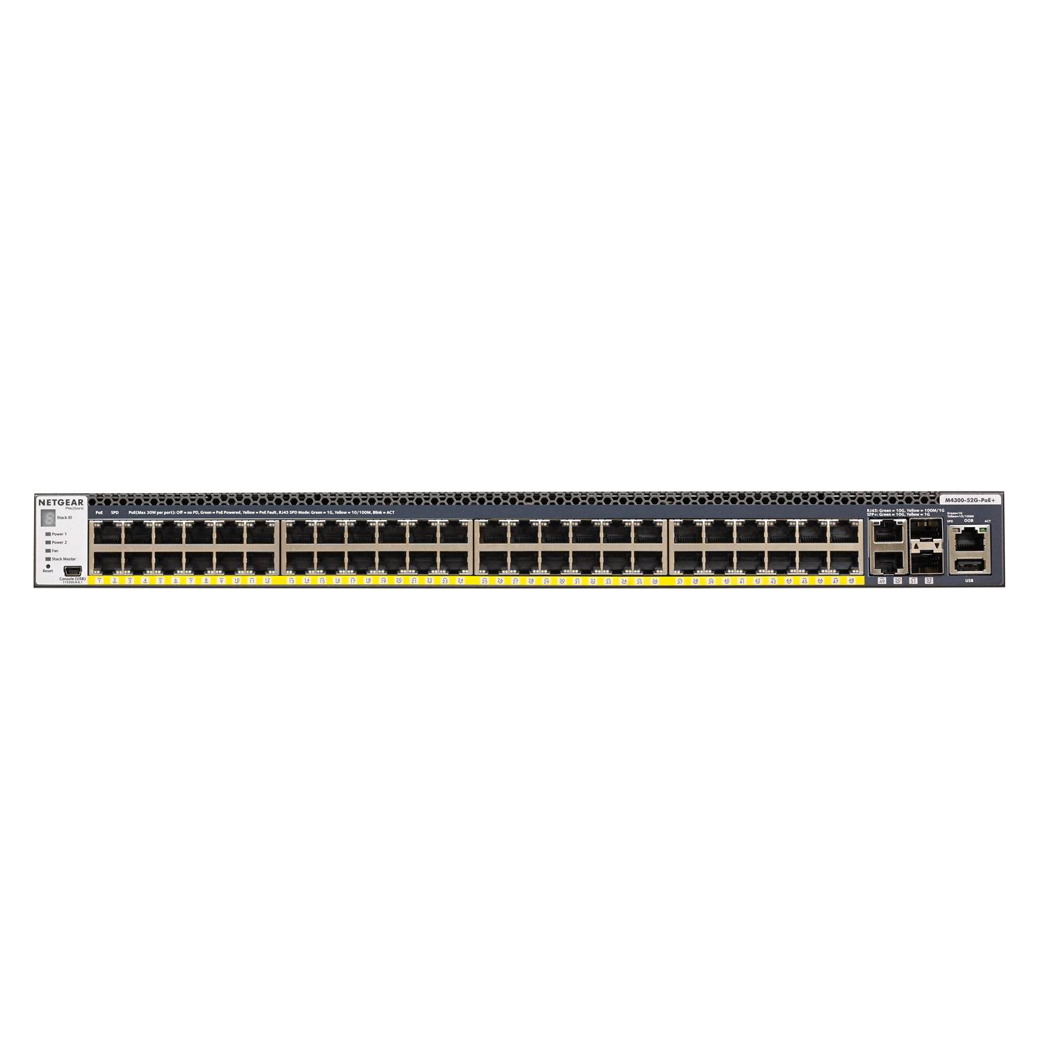 Switch M4300 GSM4352PB-100NES 52-Port GB PoE 1000W