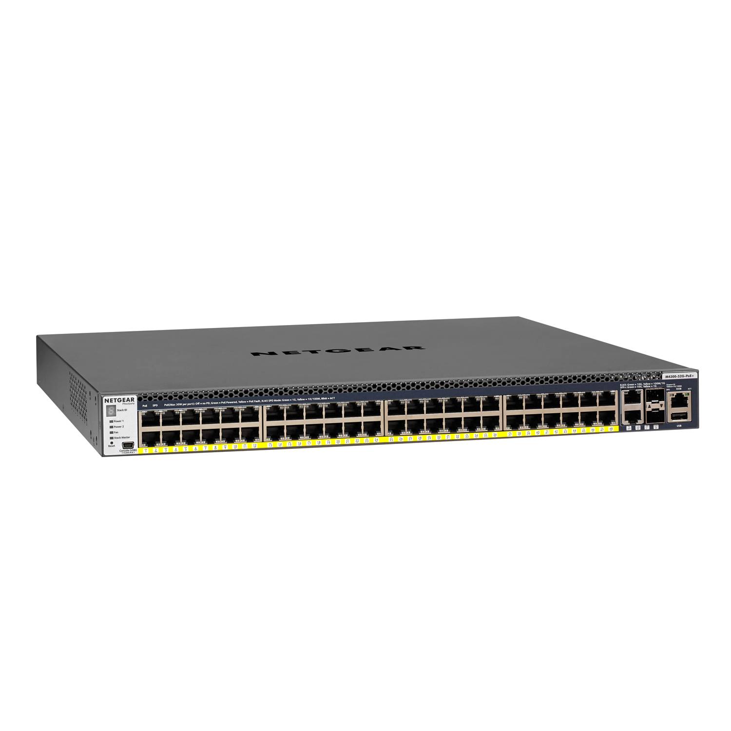 Switch M4300 GSM4352PB-100NES 52-Port GB PoE 1000W