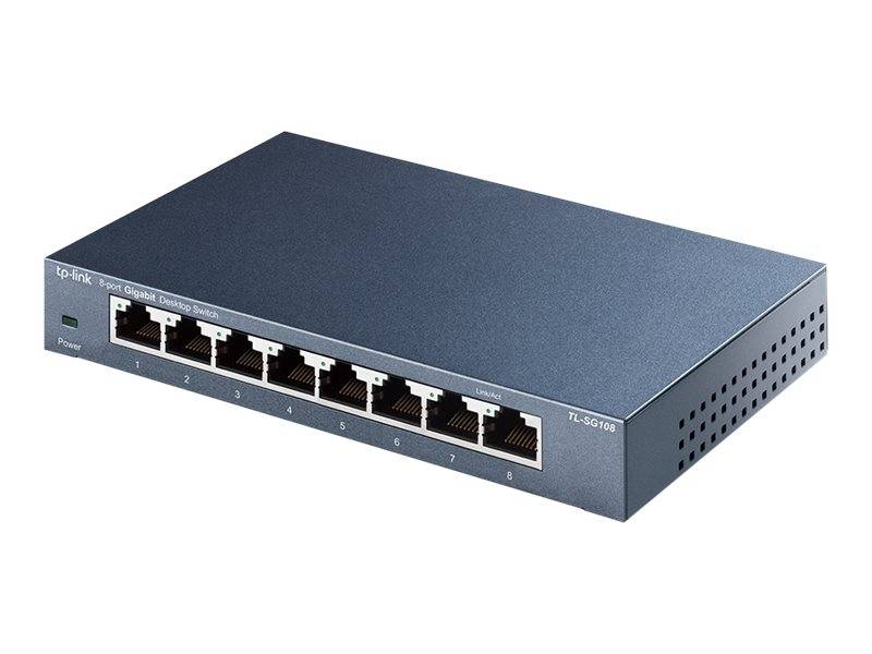 TP-Link TL-SG108 - V5 - Switch - unmanaged - 8 x 10/100/1000