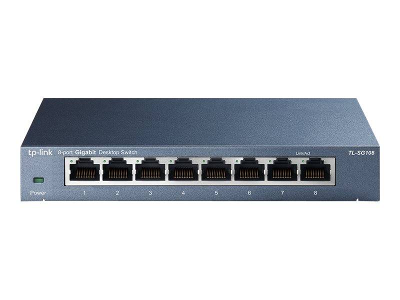 TP-Link TL-SG108 - V5 - Switch - unmanaged - 8 x 10/100/1000