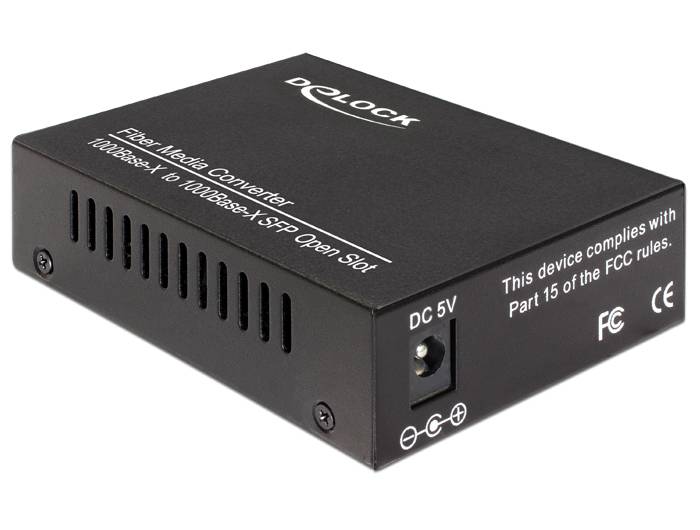 DeLOCK Media Converter 1000Base-X to SFP - Medienkonverter - GigE - 1000Base-X - SFP (mini-GBIC)