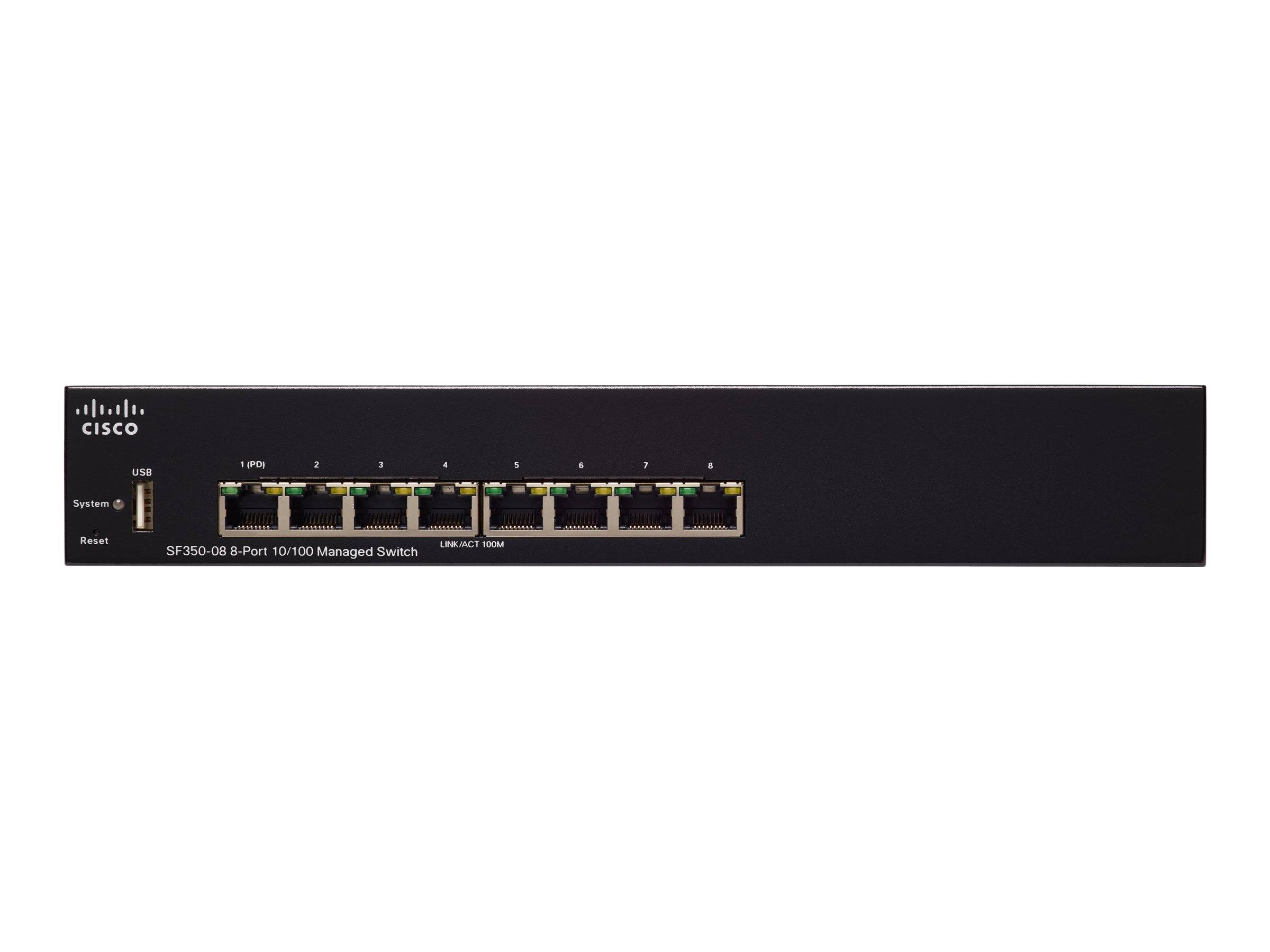 Cisco Small Business SF350-08 - Switch - L3 - managed