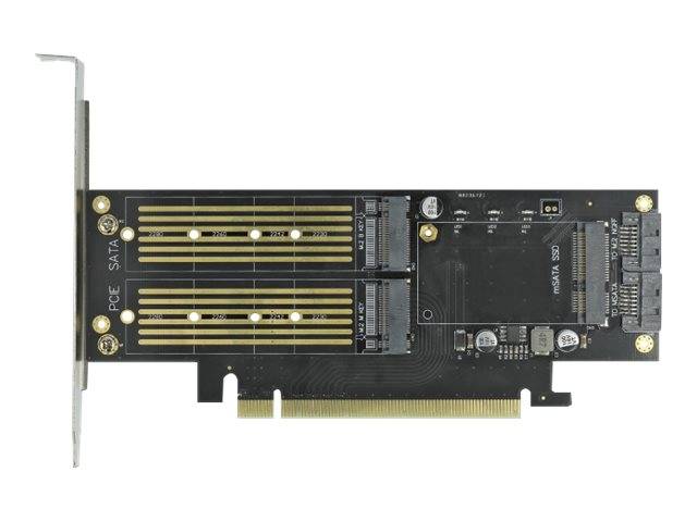 Delock - Speicher-Controller - mSATA, M.2 - M.2 Card / mSATA