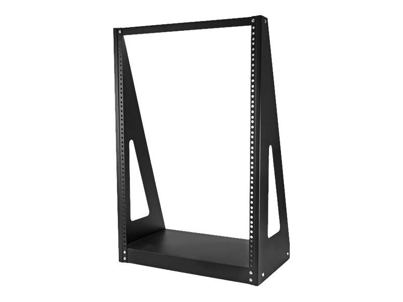 StarTech.com 2 Pfosten Schwerlast Rack - Open Frame Server Rack - 16HE - Schrank offener Rahmen - 2 Pfosten - 16U - 48.3