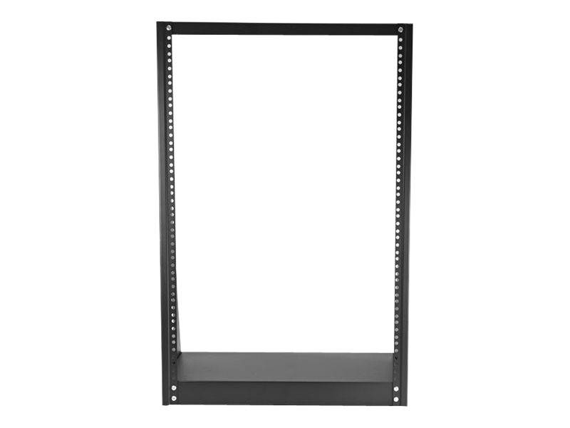 StarTech.com 2 Pfosten Schwerlast Rack - Open Frame Server Rack - 16HE - Schrank offener Rahmen - 2 Pfosten - 16U - 48.3
