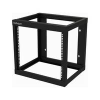 StarTech.com 9U 19"" Wall Mount Network Rack 17"" Deep 2 Post Open Frame for Server Room/Data/AV/IT/Communication/Comput