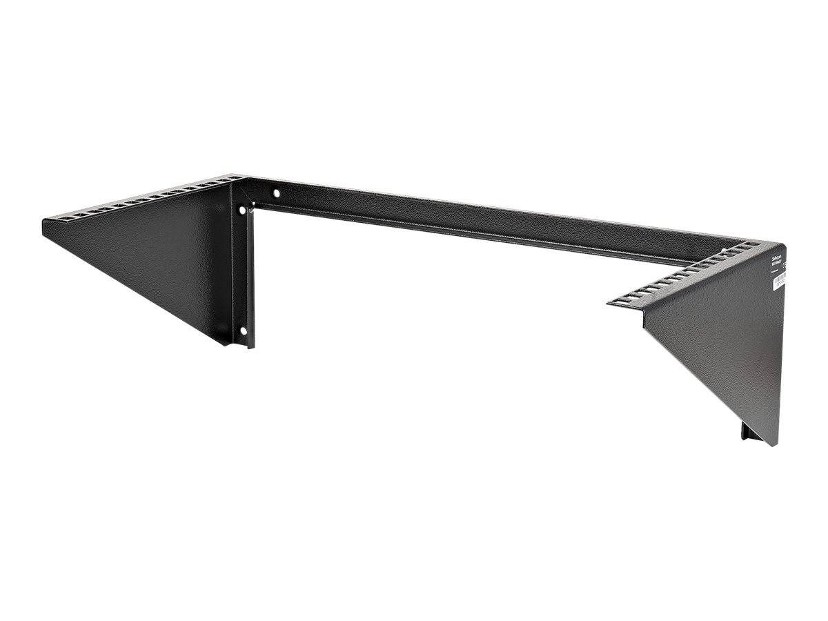 StarTech.com 5HE Vertikales Wandmontage-Rack - 19 Zoll Low Profile Open Wall Mounting Bracket - Netzwerk/Serverraum/Daten/AV/IT/Patch