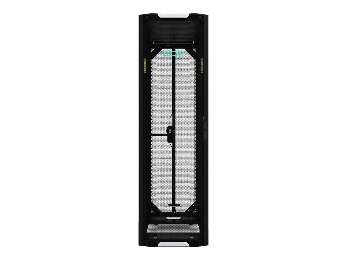 HPE 600mm x 1075mm G2 Enterprise Shock Rack - Schrank - Schwarz mit silbernen Akzenten - 42HE - 48.3 cm (19")