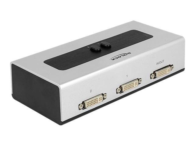 DeLock Switch DVI 2 port manual bidirectional