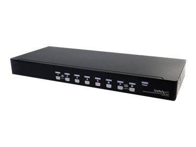 StarTech.com 8 Port Rackmount USB VGA KVM Switch - 8-fach VGA Umschalter mit Audio und OSD (On-Screen-Display)