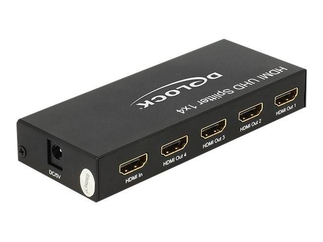 DeLock HDMI UHD Splitter 1 x HDMI in > 4 x HDMI out 4K