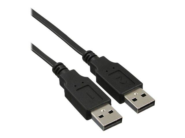 INLINE - USB KM-Umschalter - 2 PCs - für Tastatur - Maus und Maus-Transfer