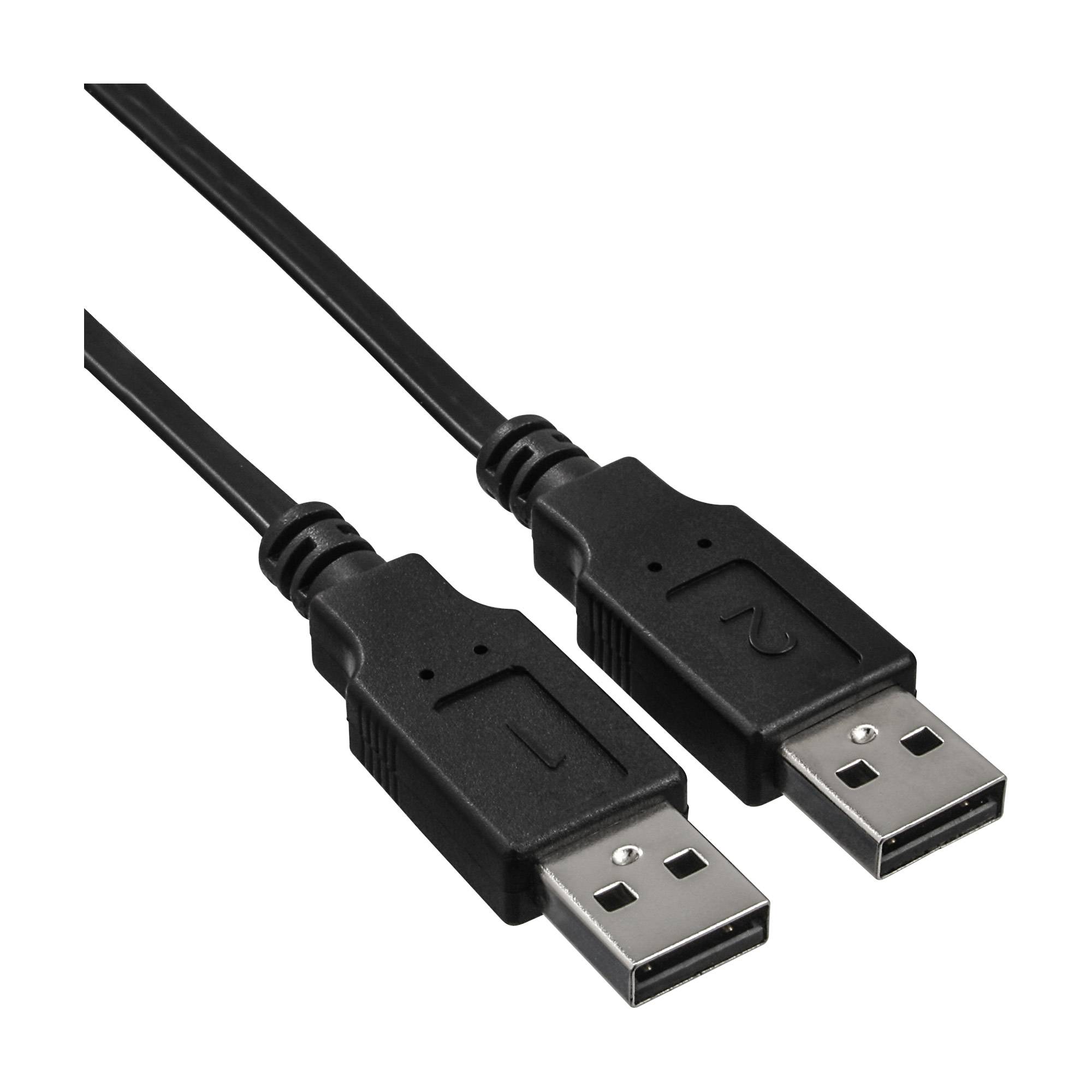 INLINE - USB KM-Umschalter - 2 PCs - für Tastatur - Maus und Maus-Transfer