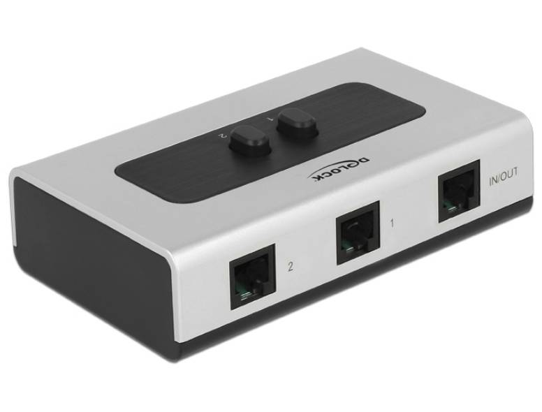 DeLock Switch RJ11 - Switch - 2 x Telefonleitung