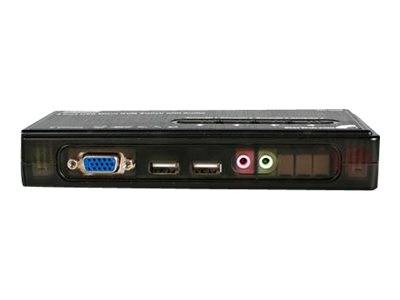 StarTech.com 4 Port VGA / USB KVM Switch inkl. Kabel und Audio