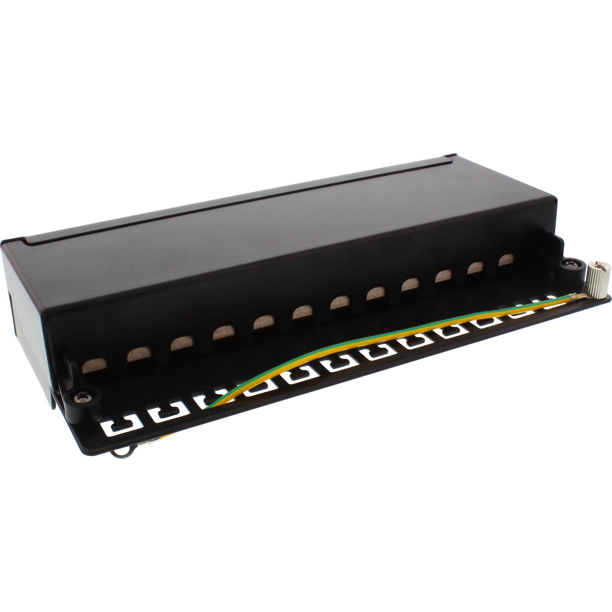 InLine - Patch Panel - RJ-45 X 12 - Schwarz