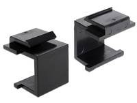 Delock - Modulareinsatzkappe - Schwarz (Packung
