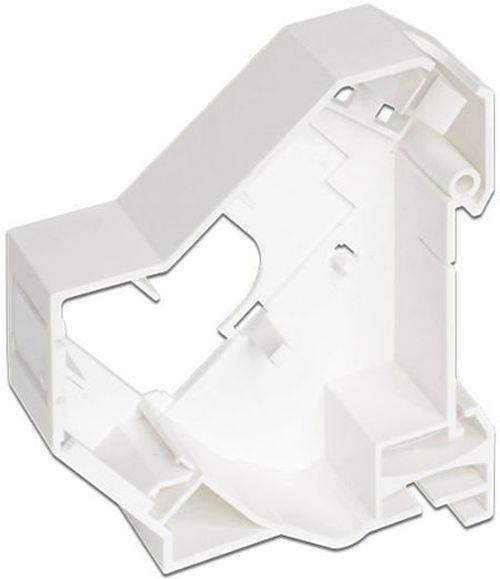 DeLOCK Keystone Halterung für Hutschienen, 1-fach, weiß