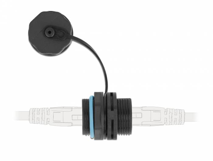 DeLOCK - Netzwerkkoppler - RJ-45 (W) abgedichtet bis RJ-45 (W)