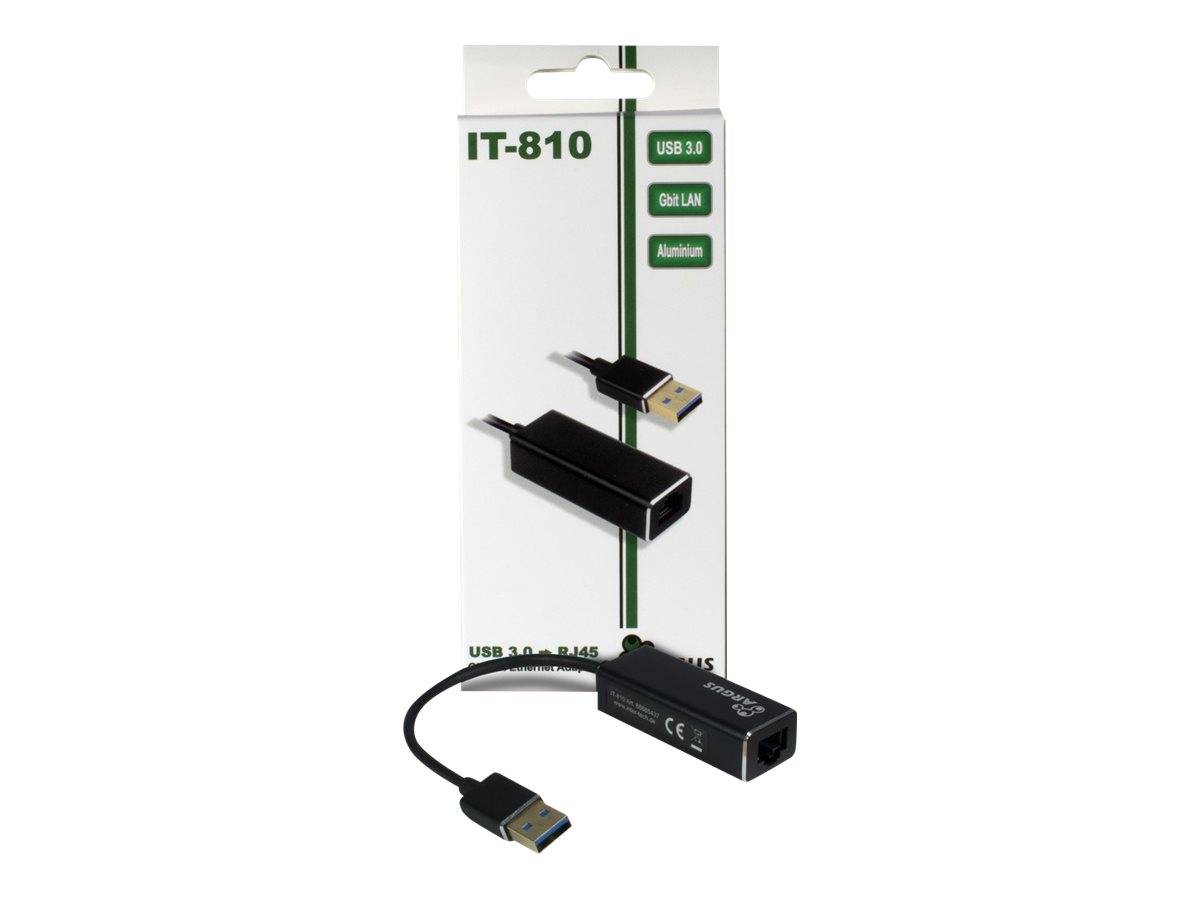 INTER-TECH - Argus IT-810 - Netzwerkadapter - USB 3.0 - Gigabit Ethernet