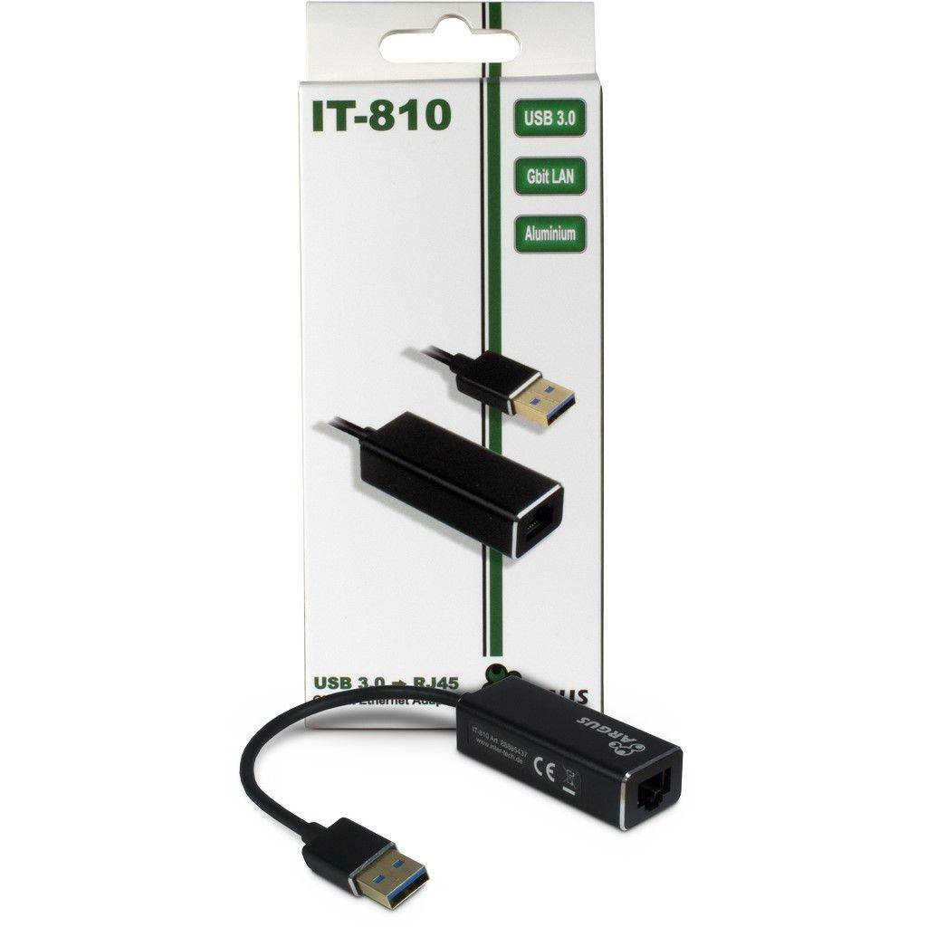 INTER-TECH - Argus IT-810 - Netzwerkadapter - USB 3.0 - Gigabit Ethernet