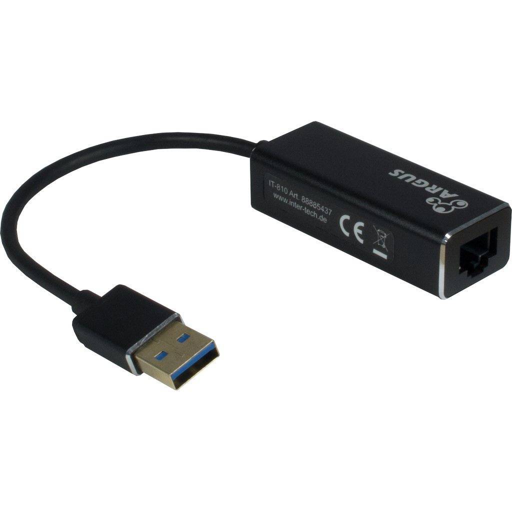 INTER-TECH - Argus IT-810 - Netzwerkadapter - USB 3.0 - Gigabit Ethernet