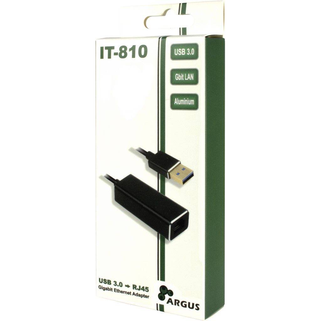 INTER-TECH - Argus IT-810 - Netzwerkadapter - USB 3.0 - Gigabit Ethernet