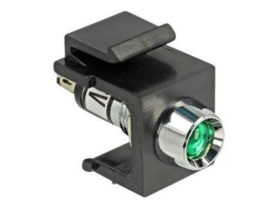 DeLOCK Keystone LED green 6 V - Modulare Eingabe