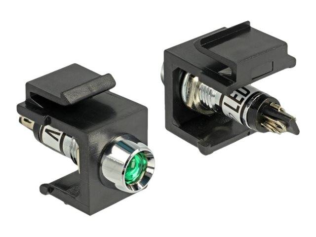 DeLOCK Keystone LED green 6 V - Modulare Eingabe