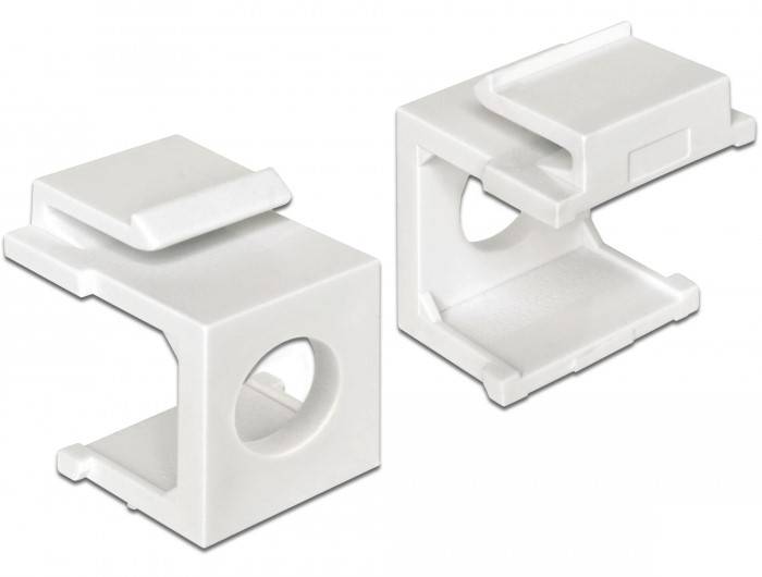 DeLOCK - Modulareinsatzkappe - weiß (Packung