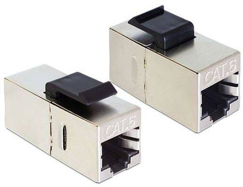 DeLOCK Keystone-Modul, RJ45 Buchse / RJ45 Buchse, Cat.6