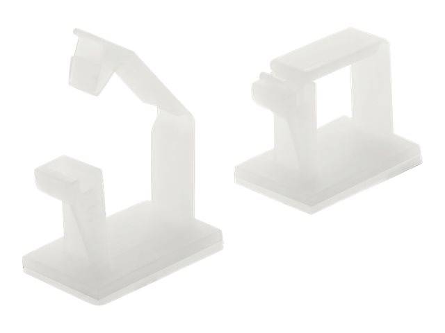 DeLOCK - Kabelhalter - weiß (Packung mit 10)