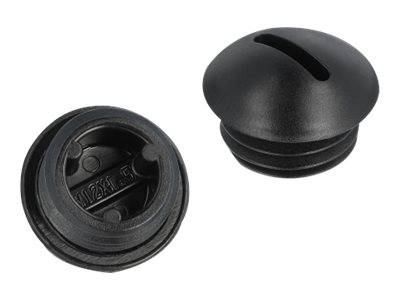 DeLOCK - Verschlussstopfen - Schwarz (Packung