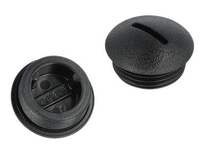 DeLOCK - Verschlussstopfen - Schwarz (Packung