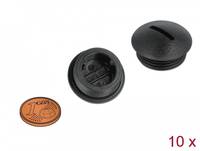 DeLOCK - Verschlussstopfen - Schwarz (Packung