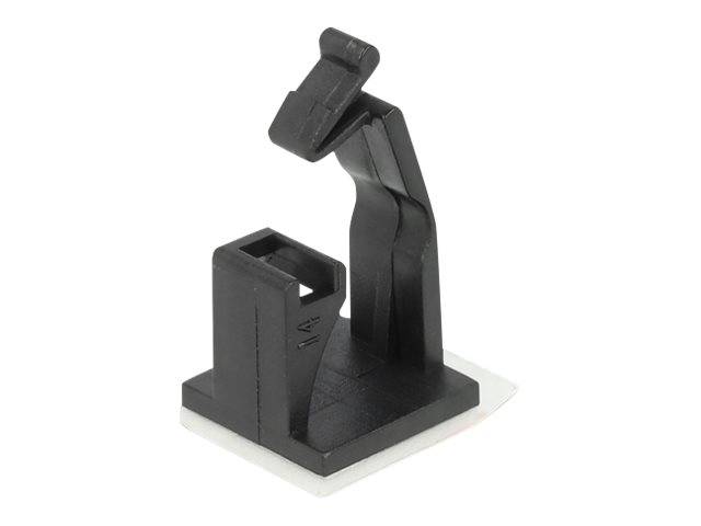 DeLOCK - Kabelhalter - Schwarz (Packung mit 10)