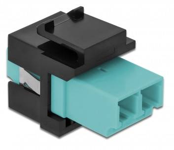 Delock - Modulare Eingabe - LC x 2 - Schwarz