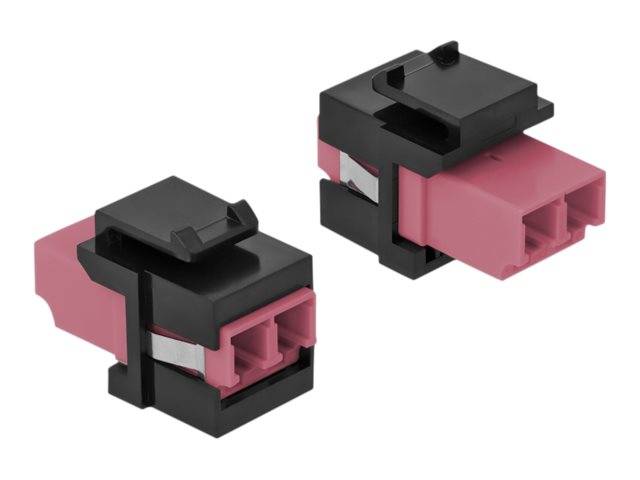 Delock - Modulare Eingabe - LC x 2 - Schwarz