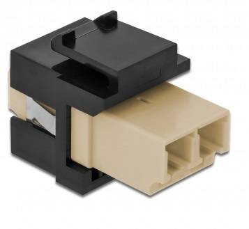 Delock - Modulare Eingabe - LC x 2 - Schwarz