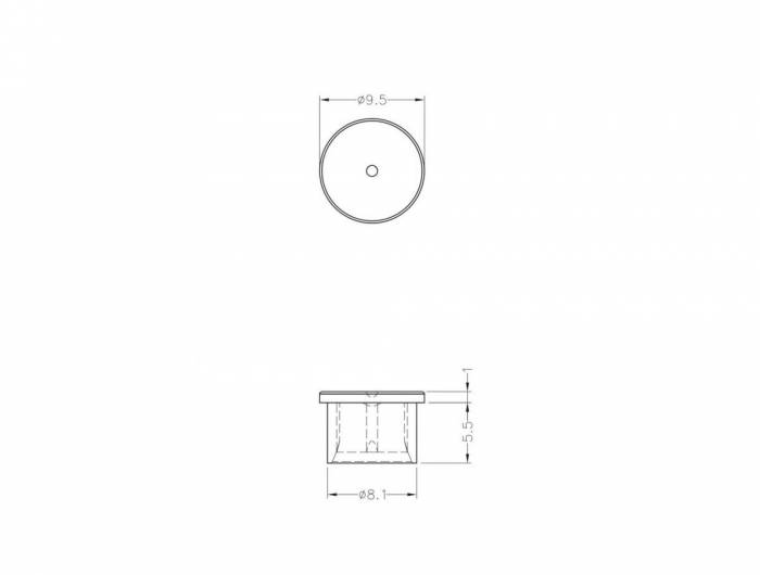 DeLOCK SMA plug - Staubschutzhaube - durchsichtig (Packung mit 10)