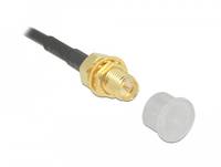 DeLOCK SMA plug - Staubschutzhaube - durchsichtig (Packung mit 10)