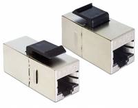 DeLOCK Keystone Module RJ45 jack > RJ45 jack Cat.5e compact - Modulare Eingabe - RJ-45 - Schwarz (Packung mit 25)