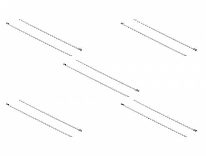 DeLOCK - Kabelbinder - 50 cm (Packung mit 10)
