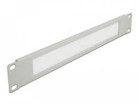 DeLOCK - Kabelführungspanel mit Bürste - Grau - 1U - 48.3 cm (19")