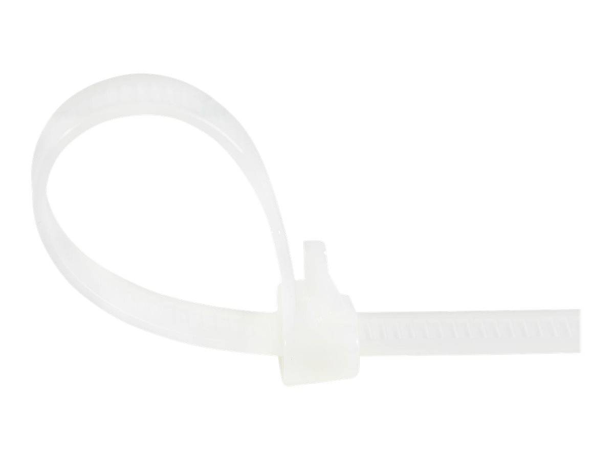 StarTech.com 15cm(6"") Reusable Cable Ties, 7mm(1/4"") wide, 35mm(1-3/8"") Bundle Dia. 22kg(50lb) Tensile Strength