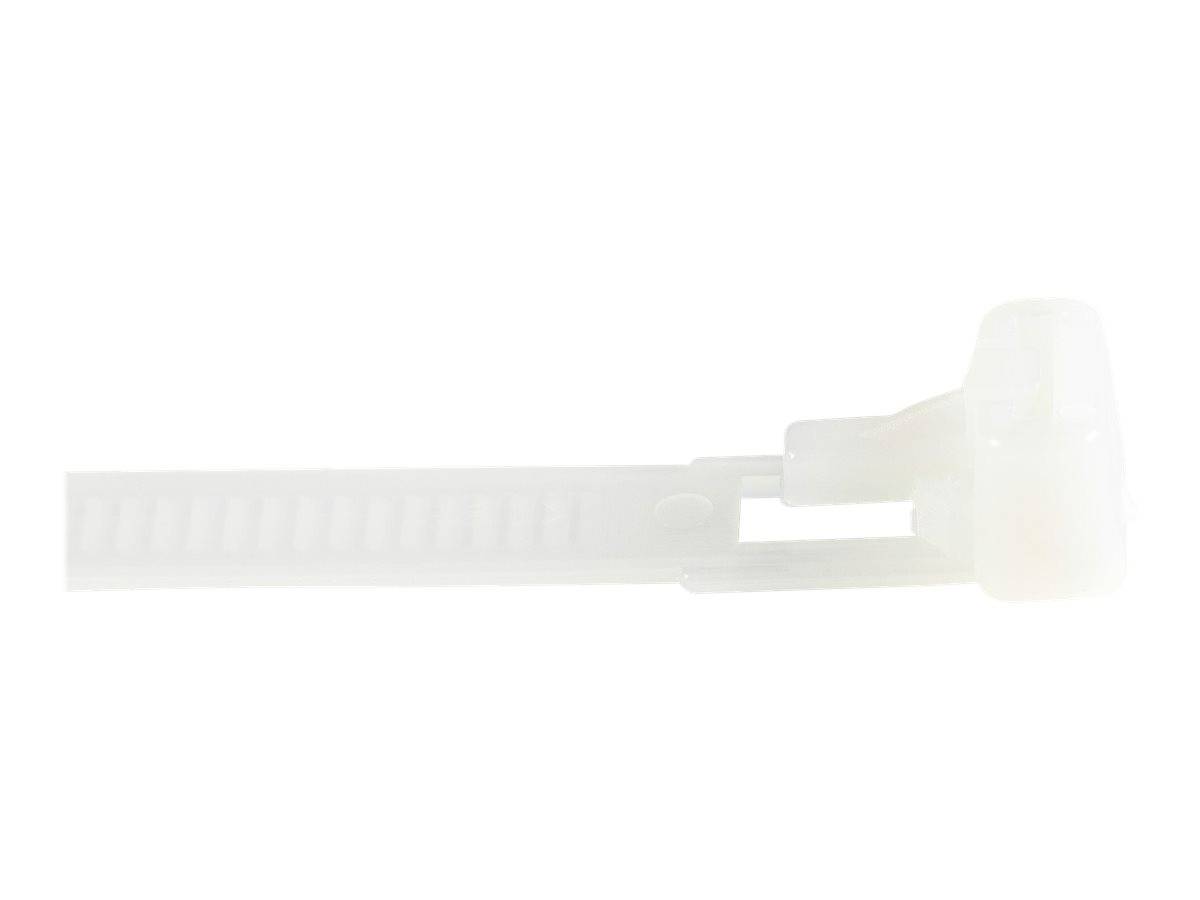 StarTech.com 15cm(6"") Reusable Cable Ties, 7mm(1/4"") wide, 35mm(1-3/8"") Bundle Dia. 22kg(50lb) Tensile Strength