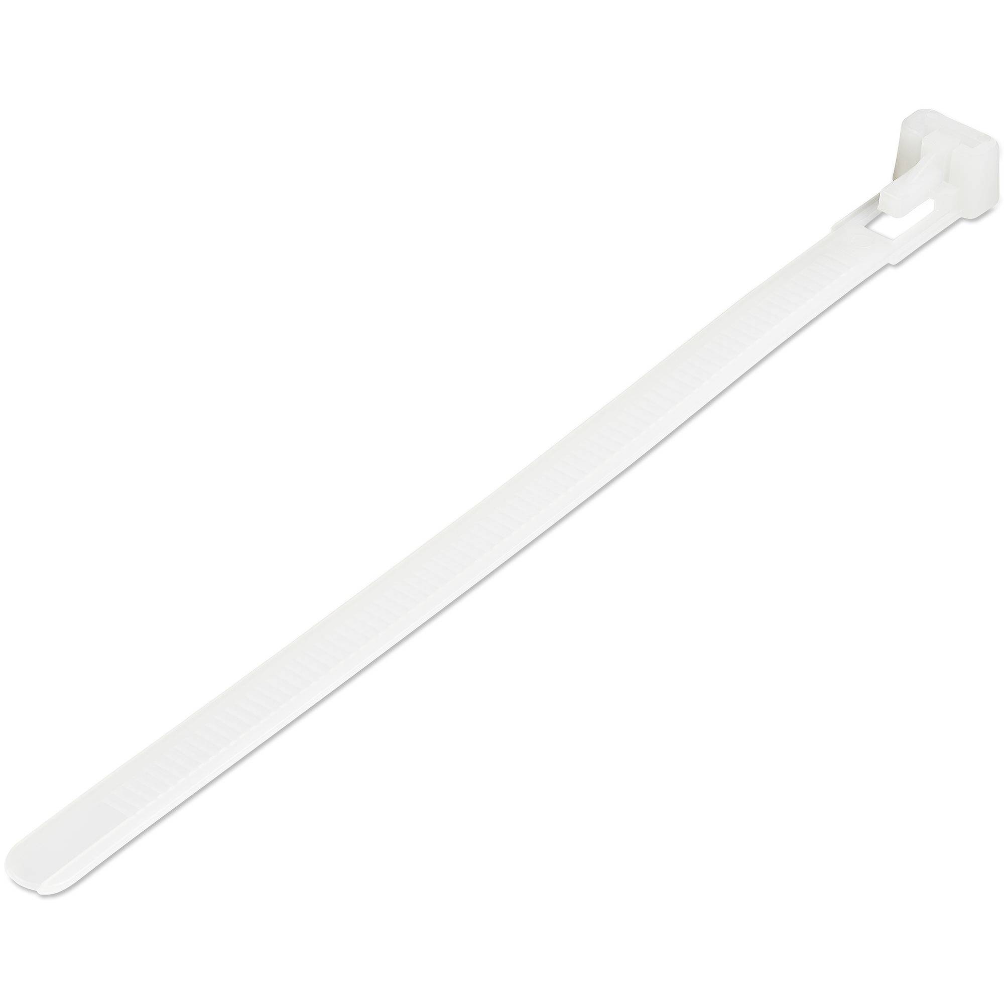 StarTech.com 15cm(6"") Reusable Cable Ties, 7mm(1/4"") wide, 35mm(1-3/8"") Bundle Dia. 22kg(50lb) Tensile Strength
