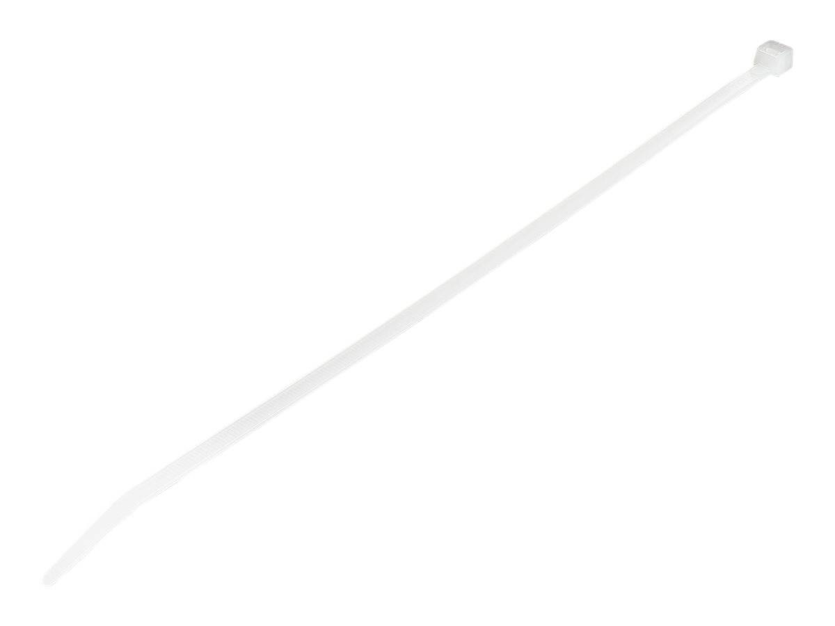 StarTech.com 10""(25cm) Cable Ties, 1/8""(4mm) wide, 2-5/8""(68mm) Bundle Diameter, 50lb(22kg) Tensile Strength, Nylon